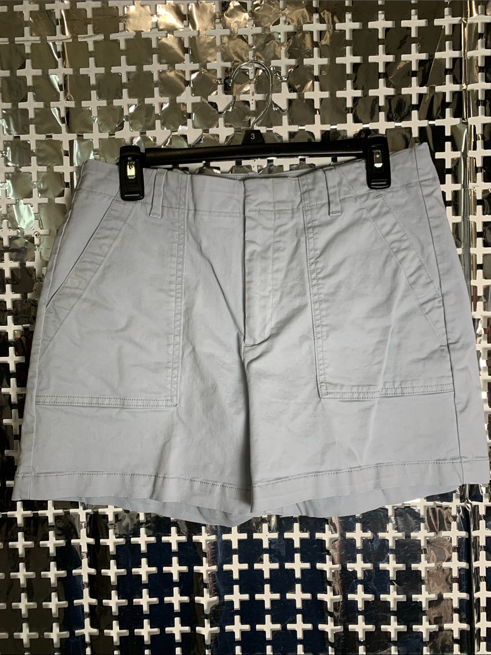 Women's Light Blue Chino Shorts